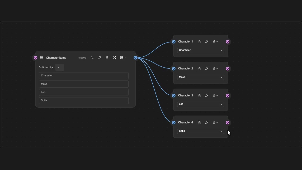Create Lists from Array in Figma Weave with WeaveBud