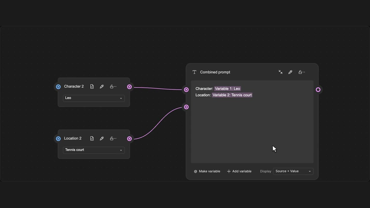 Combine Lists into a Prompt in Figma Weave with WeaveBud
