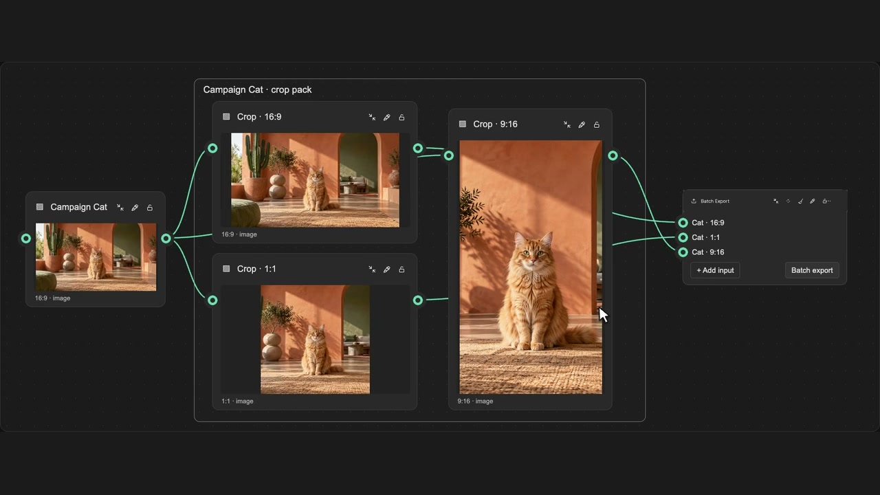 Multi Crop in Figma Weave with WeaveBud