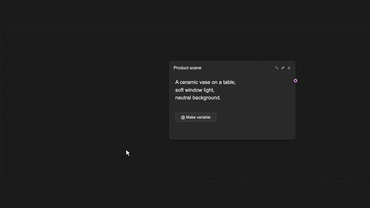 Extract Prompt variables in Figma Weave with WeaveBud