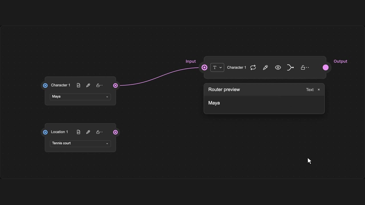 Global Router in Figma Weave with WeaveBud